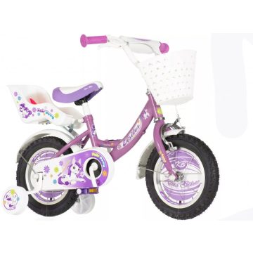 KPC Pony 12" pónis gyerek kerékpár - Lila