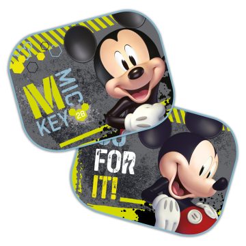   Disney árnyékoló autóba - 2db - Mickey egér - Mickey mouse - szürke-zöld