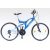 Csepel Blackwood Fully - 24" összteleszkópos MTB kerékpár - Kék színben