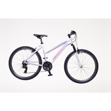   Neuzer Mistral 50 - 26" lány MTB kerékpár - fehér/pink-lila - 15" extra kicsi vázzal