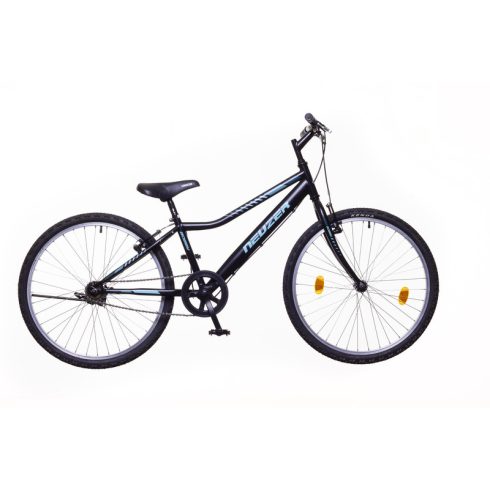 Neuzer Bobby 24" fiú gyermek kerékpár - 1 sebességes - Fekete/celeste-zöld