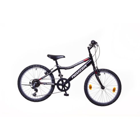 Neuzer Bobby 20" fiú gyermek kerékpár - 6 sebességes - Fekete/szürke-piros