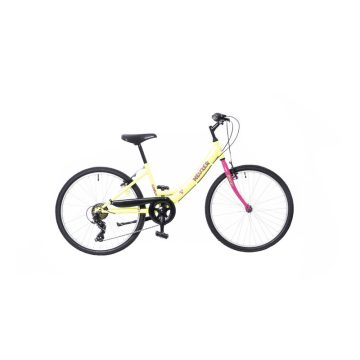   Neuzer Cindy 24" lány gyermek kerékpár - 6 sebességes - Sárga