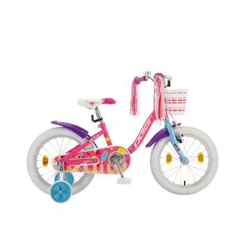   Polar Junior 18" lány gyerek bicikli - Icecream design - Rózsaszín