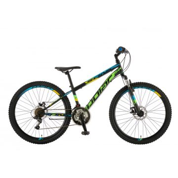   Polar Sonic SF Disc - teleszkóppal és tárcsafékkel -  fiú kerékpár 26" - Fekete-zöld